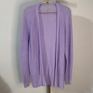 Urban Outfitters Lilac Open-Front Cardigan